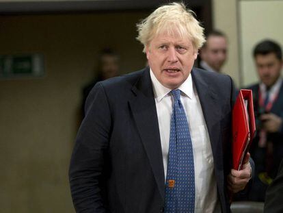 Boris Johnson el 6 de diciembre.