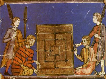 Imagen del 'Libro de los juegos' de Alfonso X el Sabio.