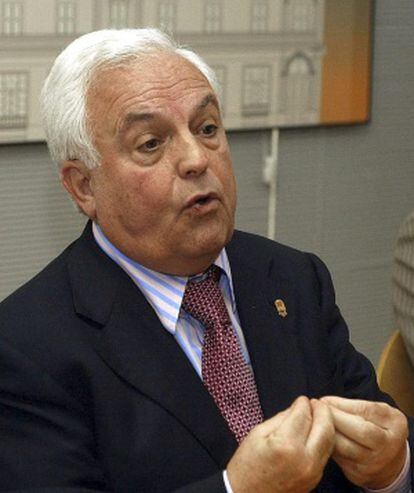 El expresidente de la diputaci&oacute;n de Ourense Jos&eacute; Luis Baltar, en una imagen de archivo.