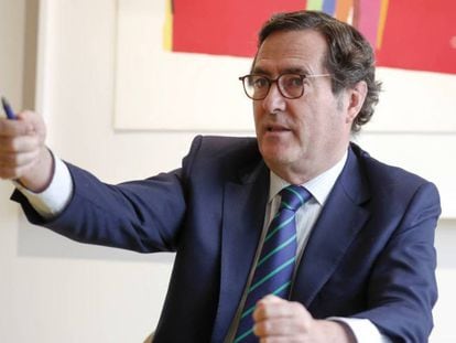 José Antonio Garamendi, presidente de la patronal CEOE. 