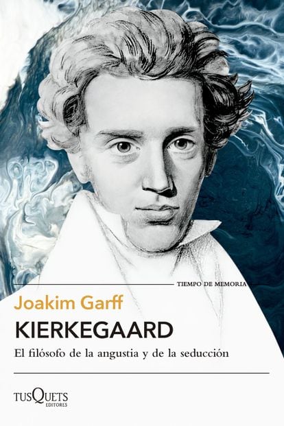 Portada de ‘Kierkegaard. El filósofo de la angustia y de la seducción’, de Joakim Garff.