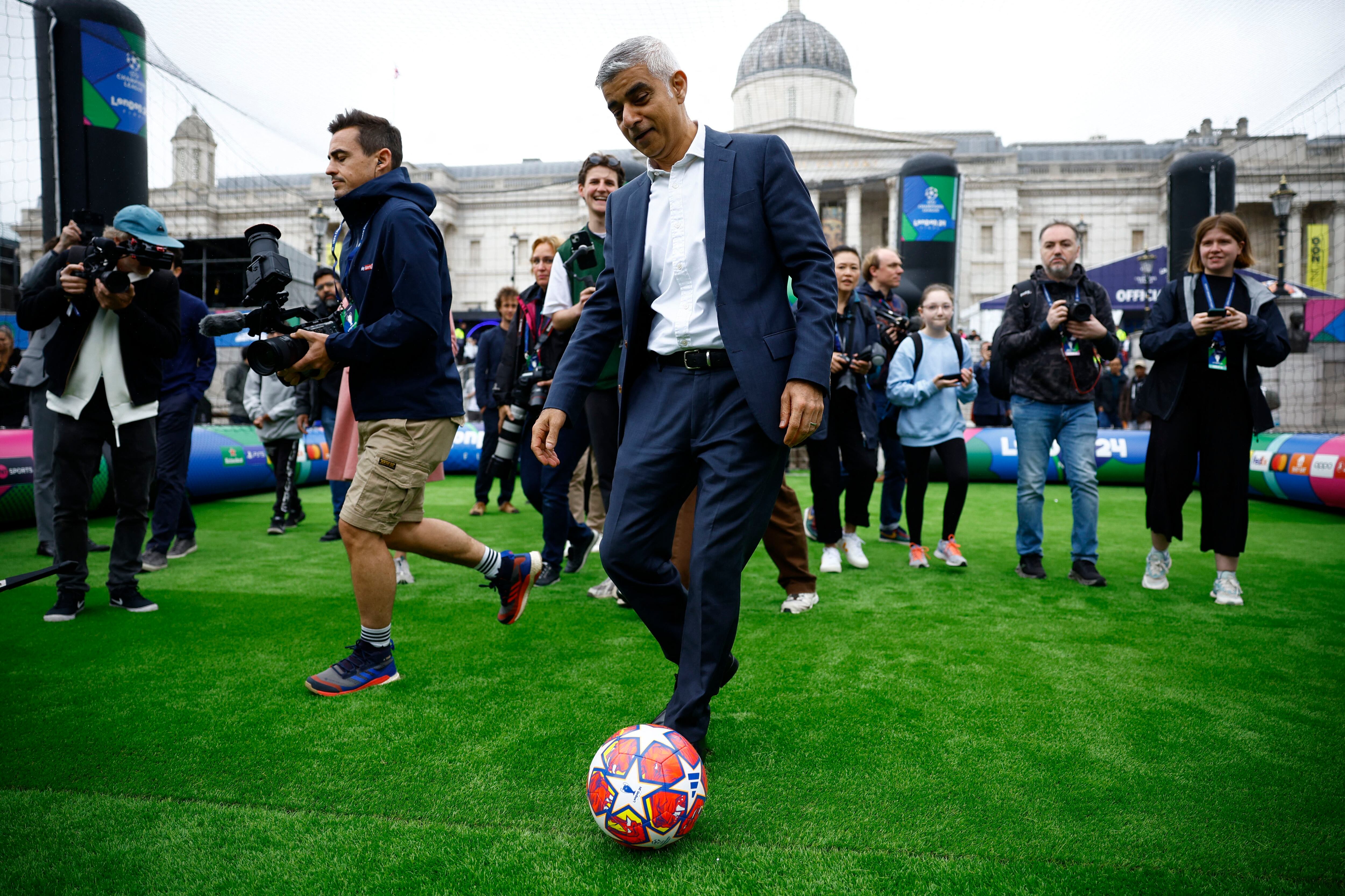 El alcalde de Londres, Sadiq Khan, cree que el Real Madrid ganará por “tres a uno” y garantiza la seguridad de la final en Wembley