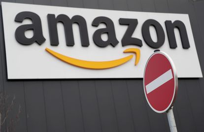 Logo de Amazon en Alemania en 2018.
