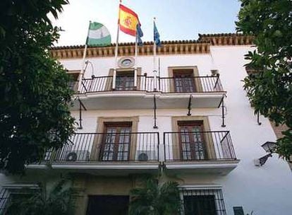 Fachada del Ayuntamiento de Marbella.