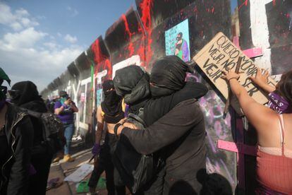 Manifestaciones feministas el 8 de marzo de 2022, México. 