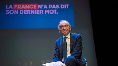 Éric Zemmour, en un acto promocional de su libro en Beziers (Francia) este pasado 16 de octubre.