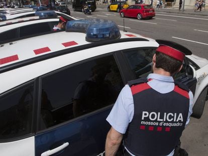 Una patrulla de los Mossos d'Esquadra en una imagen de archivo.