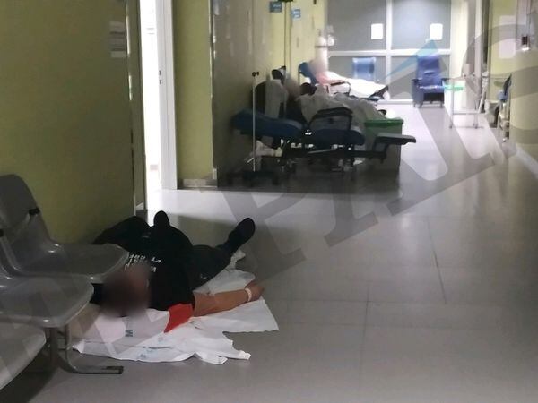 Interior del hospital de Alcalá de Henares.