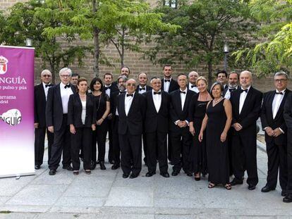 La orquesta Balanguía, afitriona de la asamblea del FEGIP este año en Guadarrama.