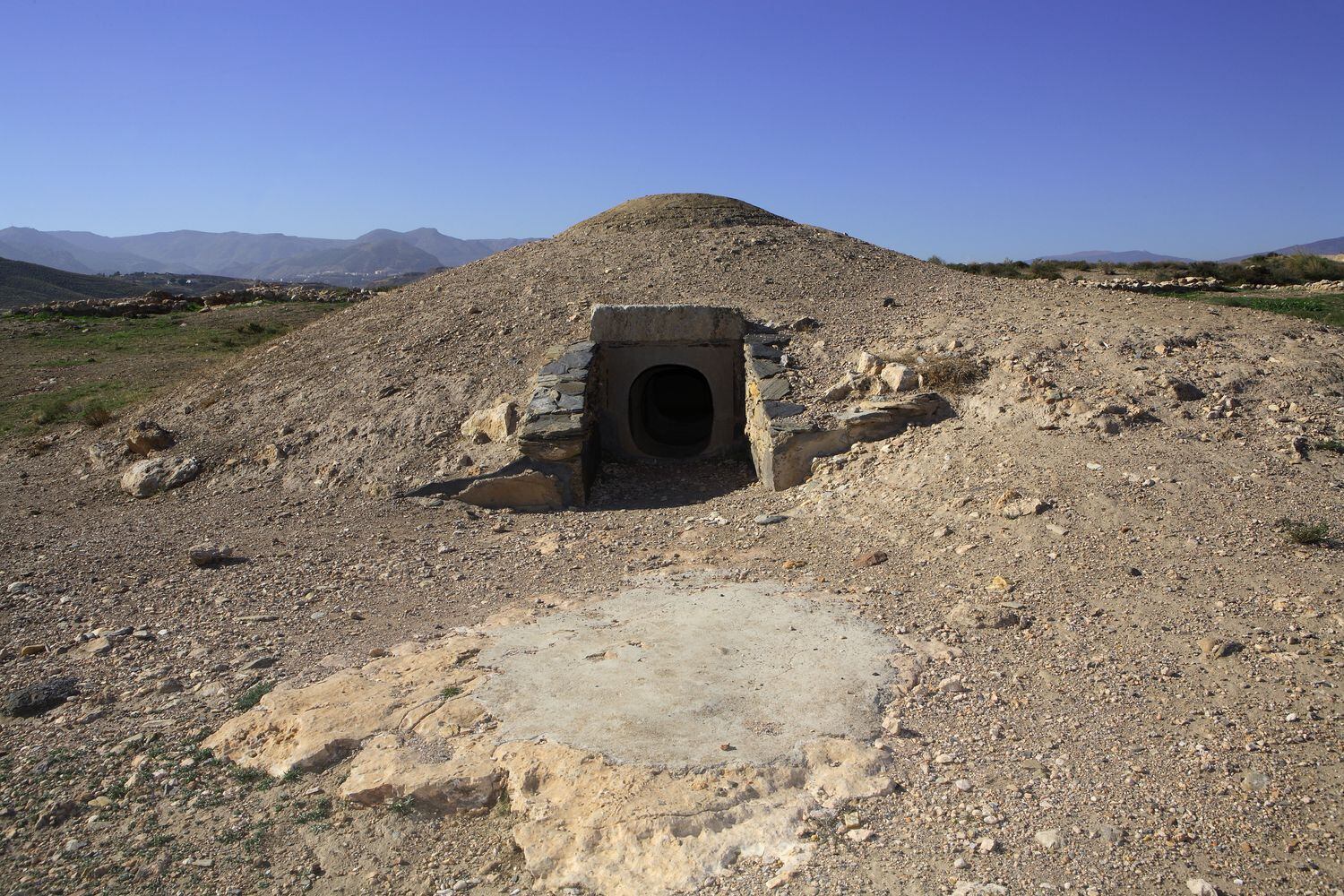 Sepultura 1 del yacimiento megalítico de Los Millares, en Almería.