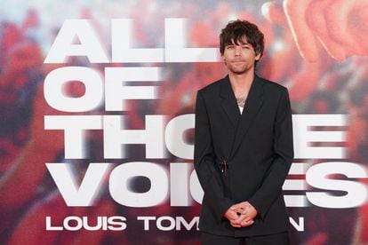 Louis Tomlinson en el estreno de su documental 'All Of Those Voices' en Londres, el 16 de marzo.