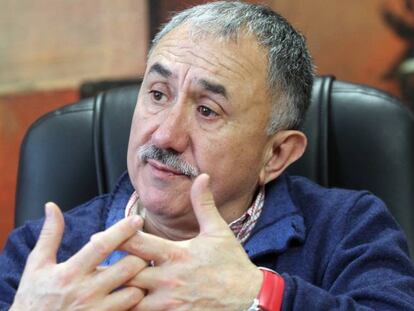 Pepe Álvarez, secretario general de UGT.