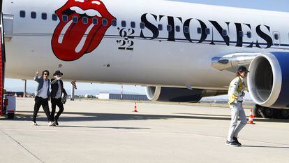 La llegada de los Rolling Stones a Madrid, en imágenes