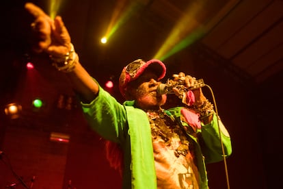 Lee ‘Scratch’ Perry, en un concierto en Londres en marzo de 2017.