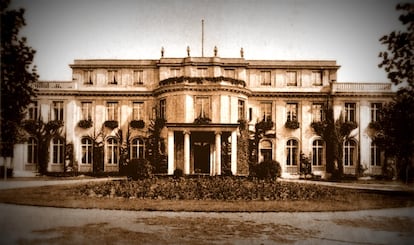 El Palacio Wannsee en una imagen de 1922.