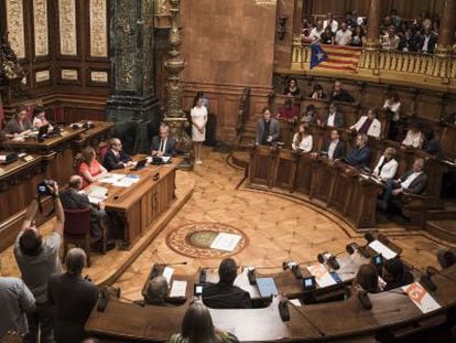 Imatge del ple de Barcelona el mes d&#039;octubre.