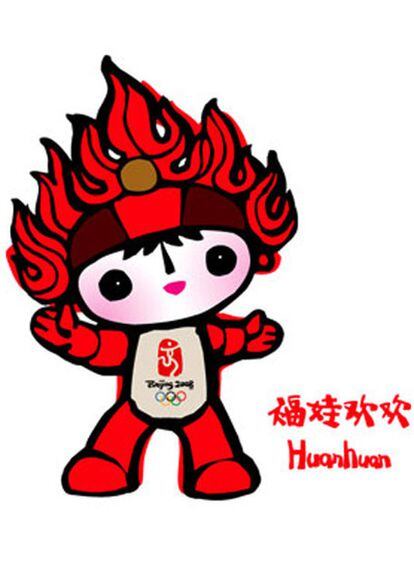 Huanhuan es una de las mascotas de Pekín 2008