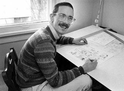 Bill Watterson, el creador de <i>Calvin y Hobbes, </i>en una fotografía fechada en 1986.