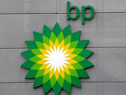 Logo de la petrolera brit&aacute;nica BP.