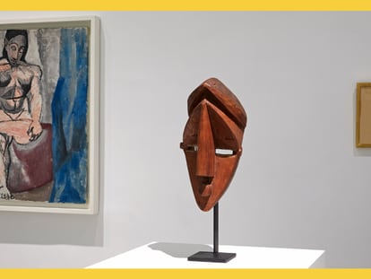 Vista de la exposición, "Picasso 1906. La gran transformación" en el Museo Reina Sofía de Madrid.