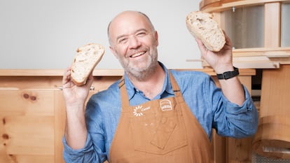 Ramón Garriga, fundador de Gluten Morgen, fotografiado la semana pasada en el laboratorio Cereal, en Barcelona.