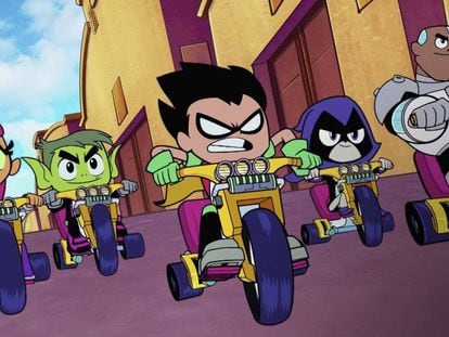 Fotograma de 'Teen Titans go! La película'.