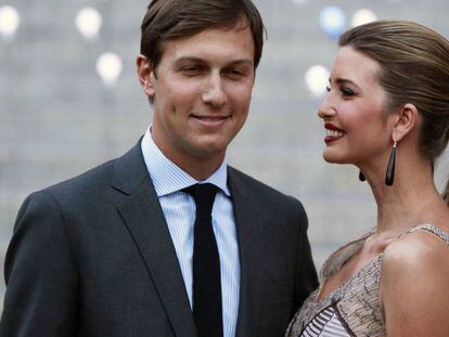 Ivanka Trump y su esposo Jared Kushner.