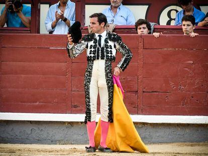 Juan Ortega, el pasado 15 de agosto en Las Ventas.