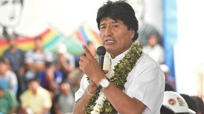 El presidente de Bolivia, Evo Morales.