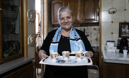 Lucia Rispoli, la cocinera y ama de llaves de Maradona durante su etapa en Nápoles.