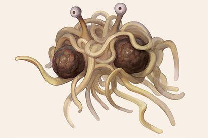 El Flying Spaghetti Monster y sus divinas albóndigas. / FREETHOUGHTBLOGS