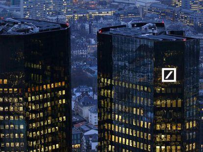 Sede central de Deutsche Bank en Frankfurt, Alemania.