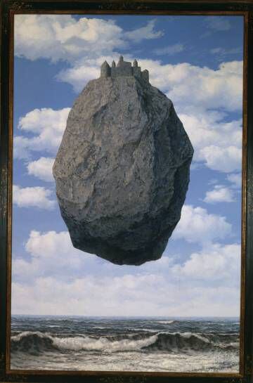 'El castillo de los Pirineos' (1959), de René Magritte.