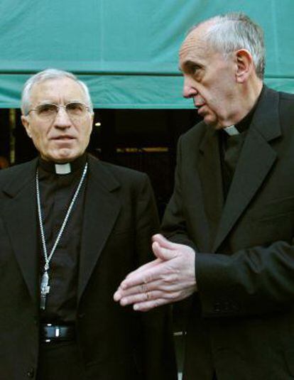 Rouco Varela y Jorge Bergoglio en una imagen de 2006. 