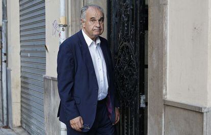 El exconsejero Rafael Blasco horas después de conocer la condena impuesta por el TSJ valenciano.