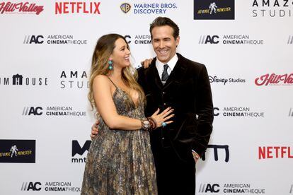 Blake Lively y Ryan Reynolds el pasado noviembre, en la 36ª edición de los Premios Anuales de la Filmoteca Estadounidense, en Beverly Hills, California.