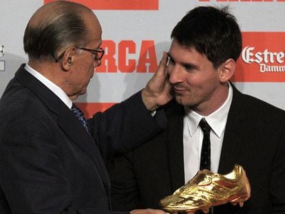 Messi con Luis Suárez.
Foto: A. DALMAU (EFE) / Vídeo: ATLAS