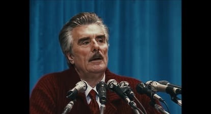 Vincenzo Muccioli, in an image from the documentary series 'SanPa, Sins of a Savior'.