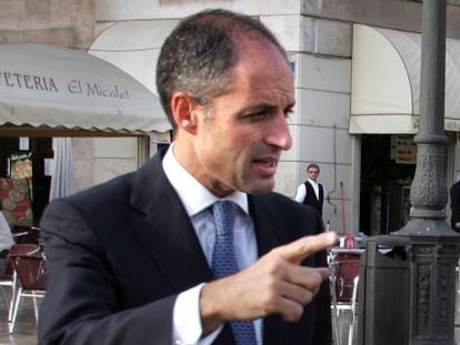 Francisco Camps el 2007, quan segons la Fiscalia va negociar el Gran Premi de F-1 a València.