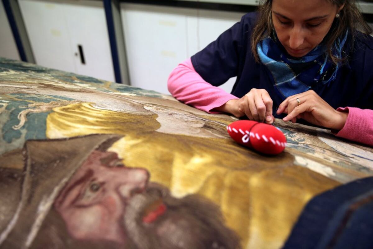 El secreto de la mejor ‘pintura tejida’ de Europa | Cultura