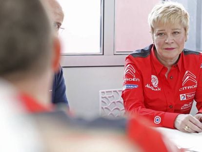 Linda Jackson, consejera delegada de Citröen, en el último RallyRacc Catalunya-Costa Daurada, en Salou. 