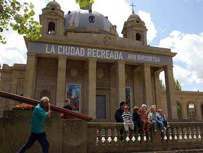 Imagen de archivo del Monumento a los Caídos, en Pamplona.