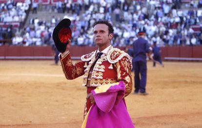 Antonio Ferrera, la tarde del pasado 6 de mayo en la Maestranza.