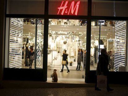 Exterior de una tienda de H&M, en Lisboa.