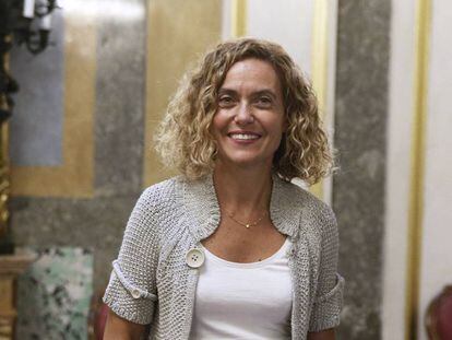 La presidenta del Congreso de los Diputados, Meritxell Batet, en un acto en el Parlamento.