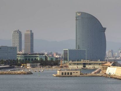 Los terrenos de la nueva bocana del puerto donde se tiene que construir el Hermitage