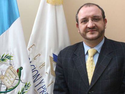 Luis Fernando Carrera, ministro de Relaciones Exteriores de Guatemala.