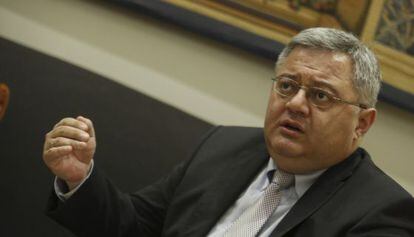 El presidente del Parlamento de Georgia, David Usupaschvili.
