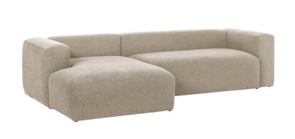 Sofá modelo Blok con 'chaise longue'.