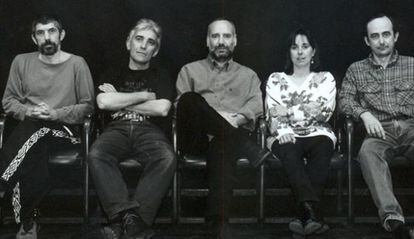 Els membres de Pluja Teatre.